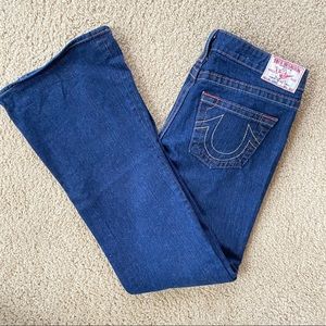 True Religion Bobby Bootcut Blue Jeans Size 29